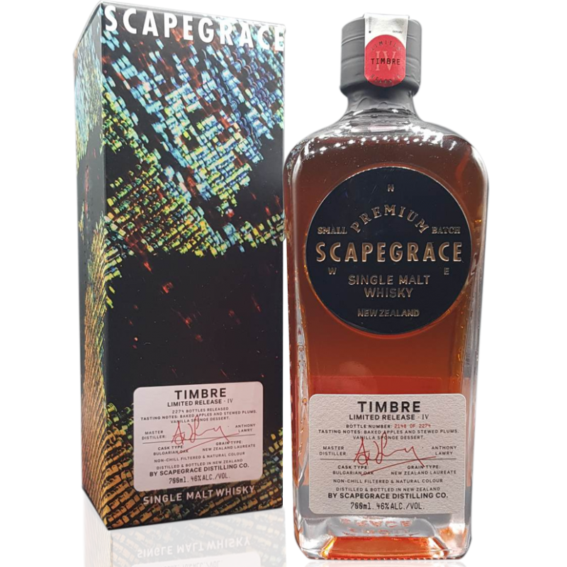 Scapegrace Timbre IV Single Malt 46% online sur Dearuncle.be